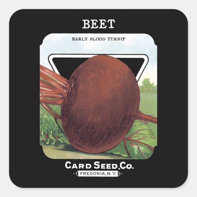 Beet Seed Packet Label (Front)