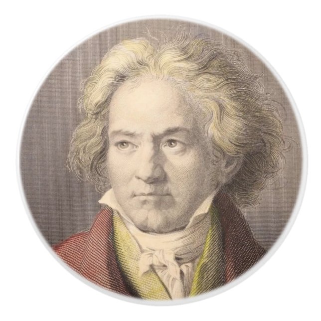 BEETHOVEN 1-1/2 inch ceramic pull knob (Front)