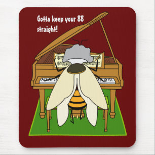 Beethoven -  "88 straight" Mousepad