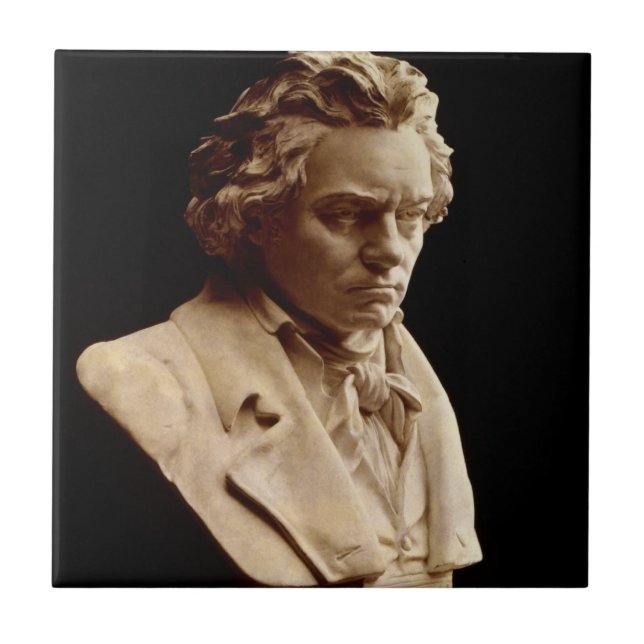Beethoven bust statue tile (Front)