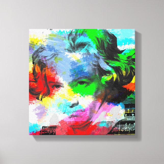 Beethoven Canvas Print (Front)