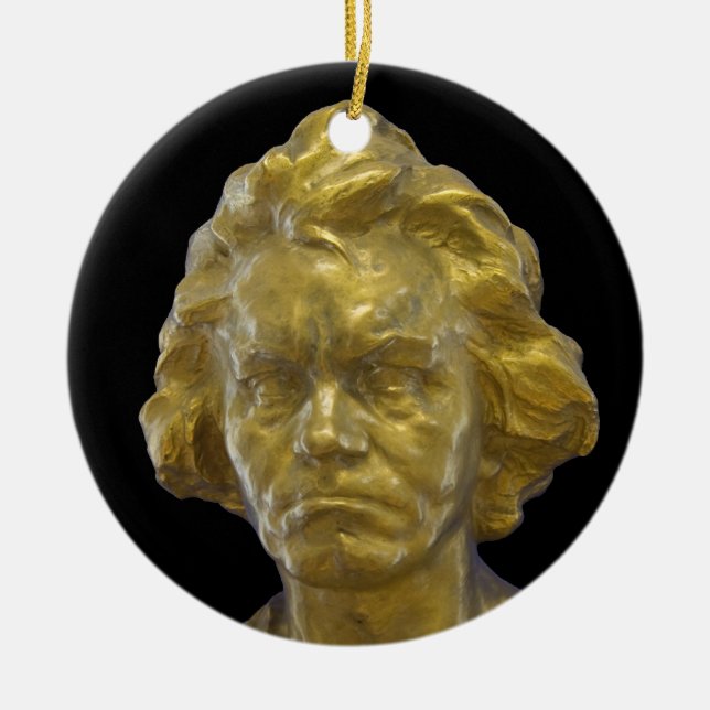 Beethoven Ceramic Ornament (Front)