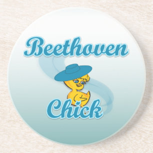 Beethoven Chick #3 Coaster