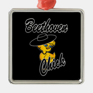 Beethoven Chick #4 Metal Tree Decoration