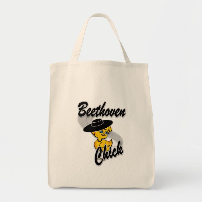 Beethoven Chick #4 Tote Bag (Front)