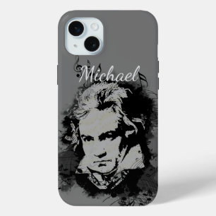 Beethoven Classical Music Composer Song Customise iPhone 15 Mini Case