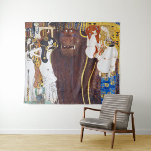 Beethoven Frieze(detail), Gustav Klimt Tapestry