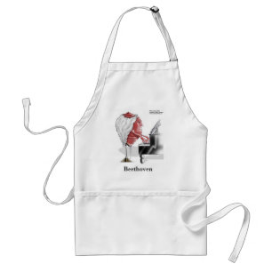 Beethoven Funny Gifts Tees Mugs Cards Etc Standard Apron