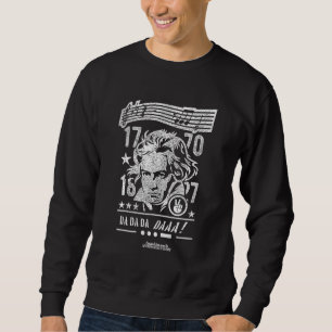 Beethoven German Composer Portrait 5th Symphony Be Sweatshirt