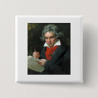 Beethoven Gifts Tees Collectibles ON SALE 15 Cm Square Badge