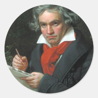 Beethoven Gifts Tees Collectibles ON SALE Classic Round Sticker