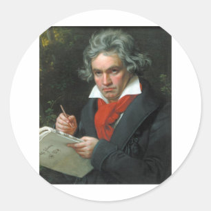 Beethoven Gifts Tees Collectibles ON SALE Classic Round Sticker