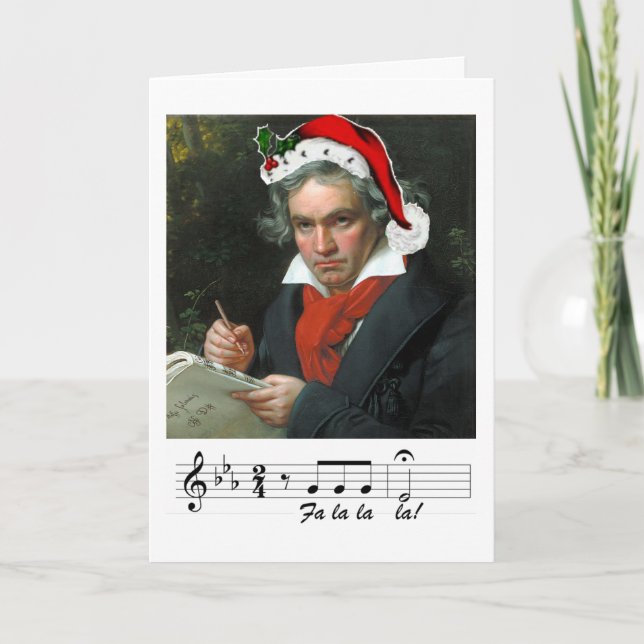 Beethoven Holiday Card (Front)