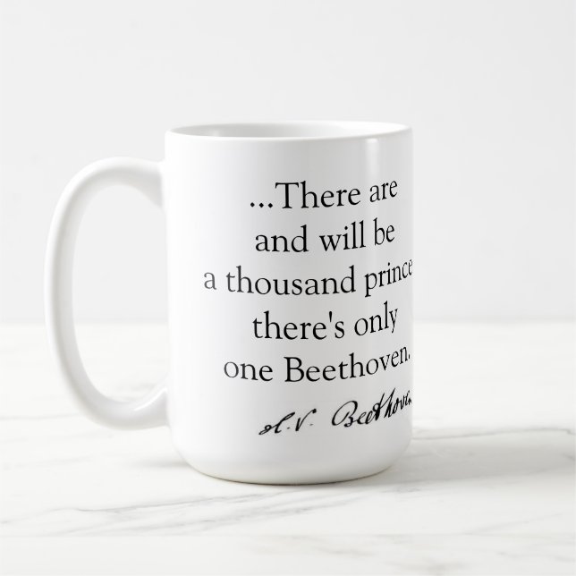 beethoven' mug (Left)