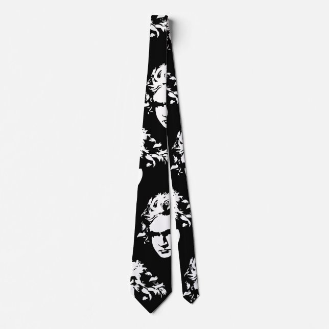 Beethoven Music Composer Neck Tie (Front)