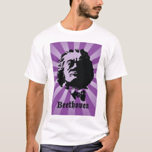 Beethoven on Purple T-Shirt