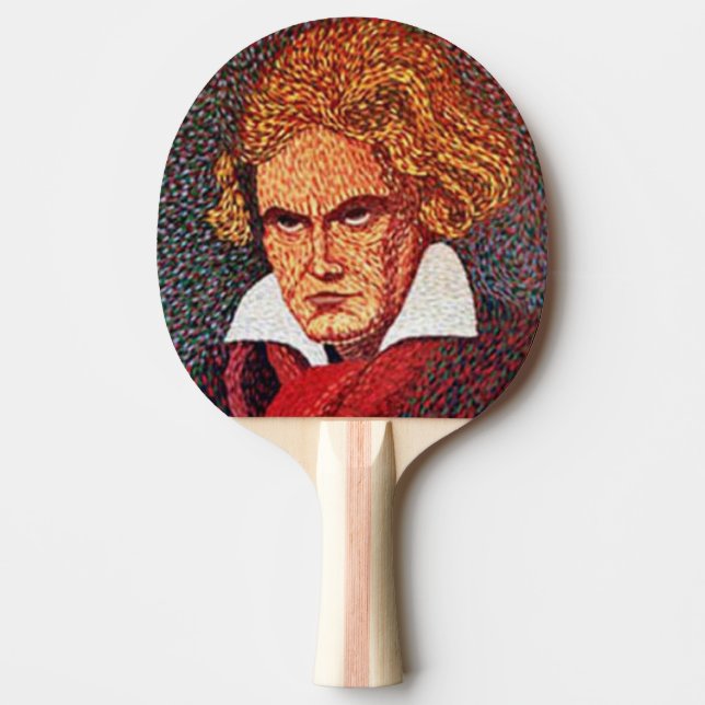 Beethoven Ping Pong Paddle (Front)