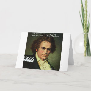 Beethoven Poet Is Gem Quote Greeting Card