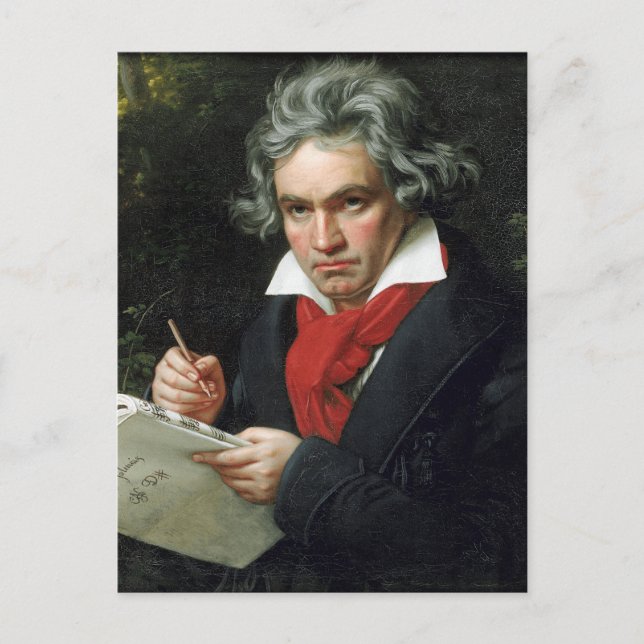 Beethoven Portrait by Joseph Karl Stieler Postcard (Front)