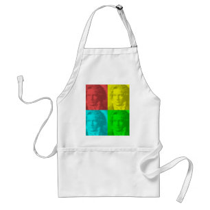 Beethoven Portrait In Squares Standard Apron