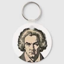 Beethoven Portrait minimalist style