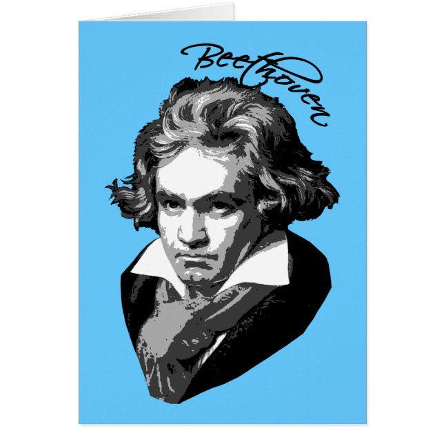 Beethoven Portrait on T shirts, Mugs, Gifts (Front)
