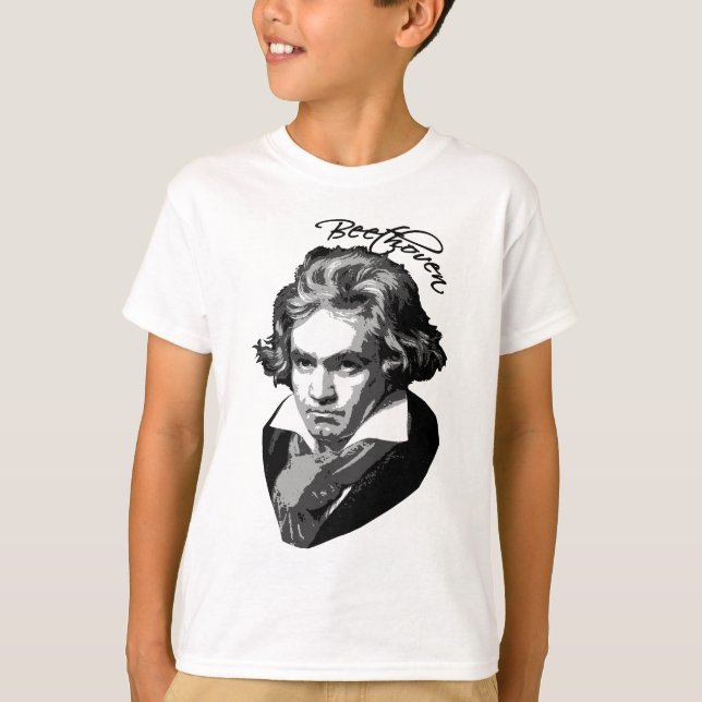 Beethoven Portrait on T shirts, Mugs, Gifts T-Shirt (Front)