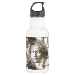 Beethoven Portrait Pattern 532 Ml Water Bottle