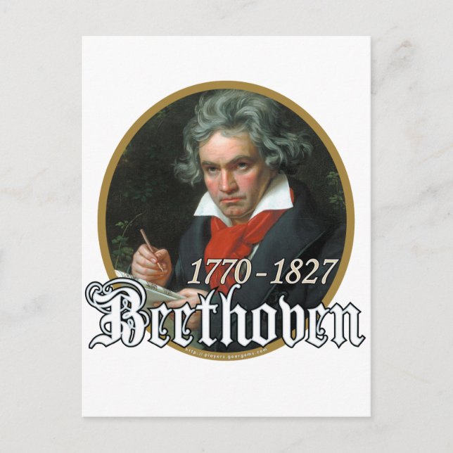 Beethoven Postcard (Front)