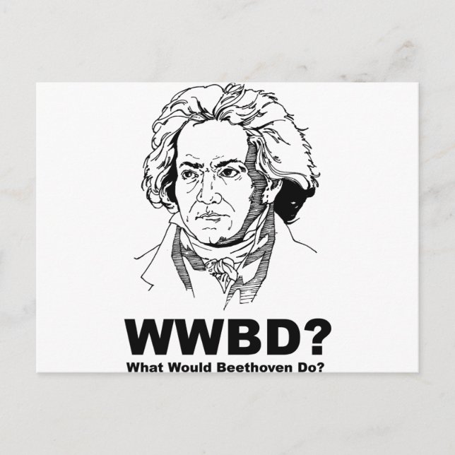 Beethoven Postcard (Front)