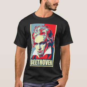 Beethoven Propaganda Poster Pop Art T-Shirt