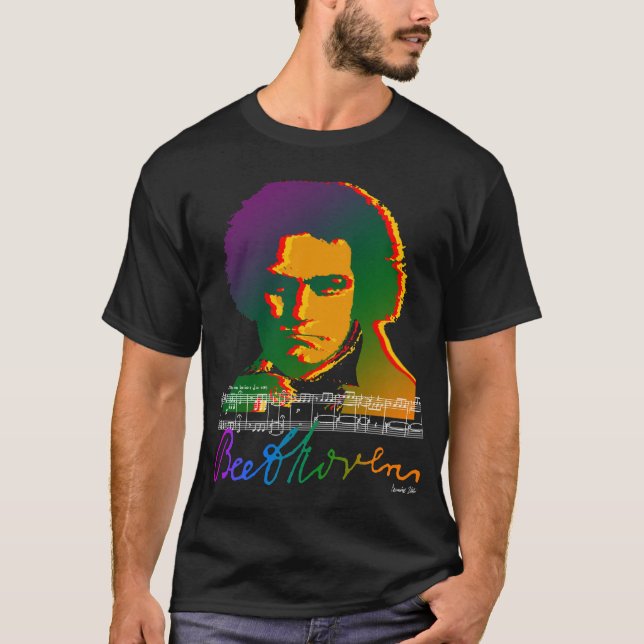 BEETHOVEN PYSCHODELIC T-Shirt (Front)