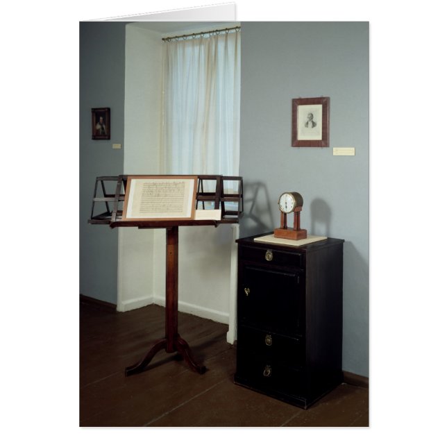Beethoven Room displaying a music stand (Front)