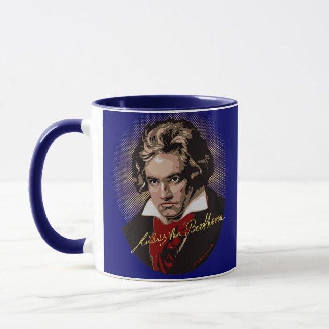 Beethoven Signature Mug (Left)