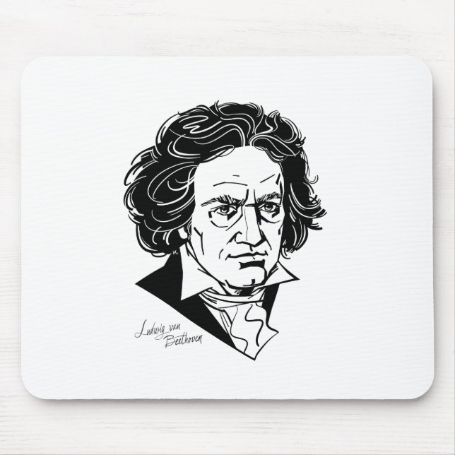 Beethoven-tr Mouse Pad (Front)