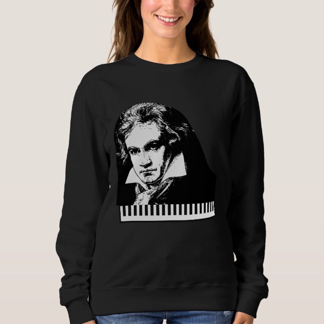 Beethoven van Beethoven Piano Teacher Sweatshirt (Front)