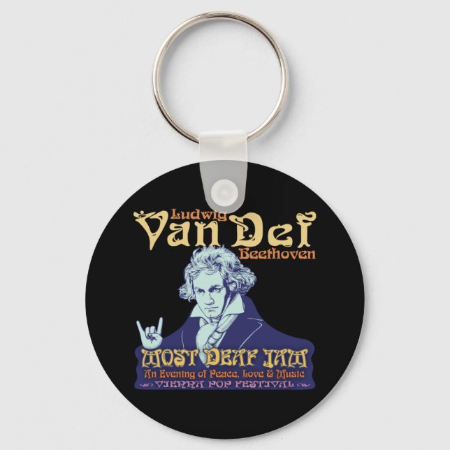 Beethoven - Von Def Key Ring (Front)