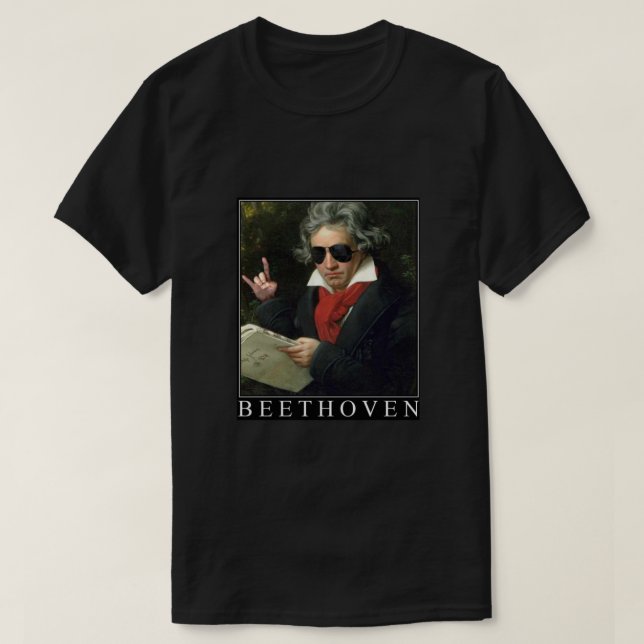 BEETHOVEN Yolo T-SHIRT [CC-CatCow] (Design Front)