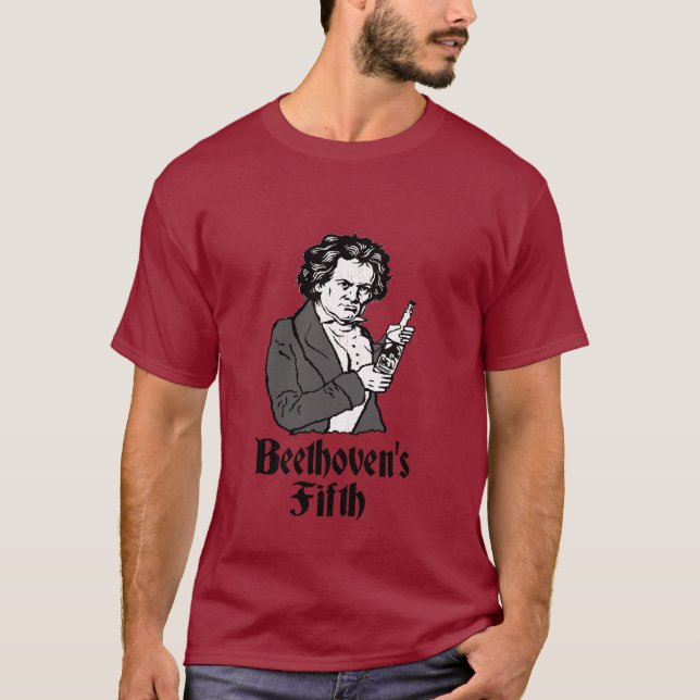 Beethoven's Fifth Funny T-Shirt (Front)