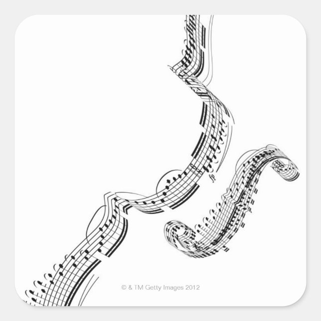 Beethovens Violin Concerto Square Sticker (Front)