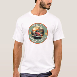 Beetle Adventure: Retro Cool Mountain Escape Tee