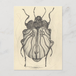 Beetle ballet holiday postcard