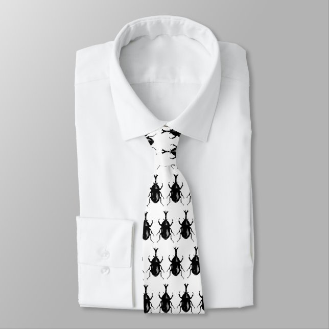 Beetle Beetles Insect Bug Tie (Tied)
