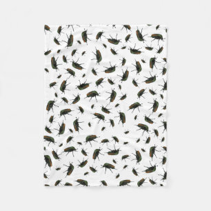 Beetle Bug Fleece Blanket