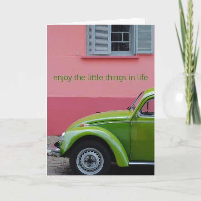 Beetle Bug Greeting Card (Front)
