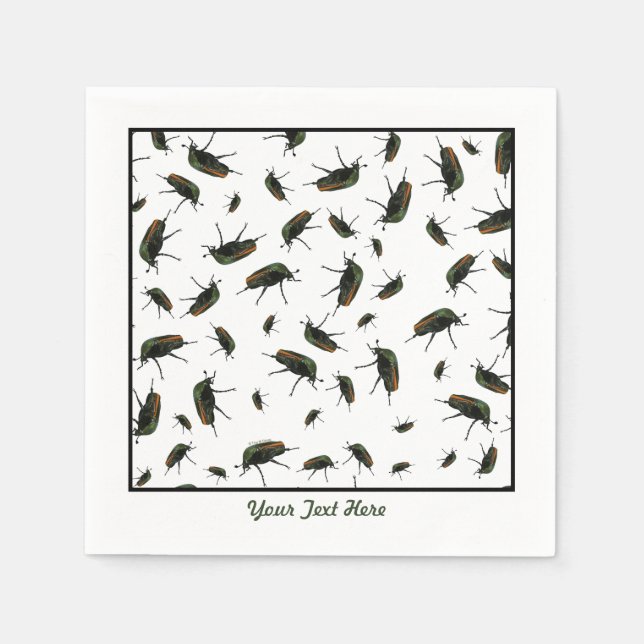 Beetle Bug Paper Napkin (Front)