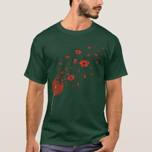 Beetle dandelion gift animal motif ladybug vintage T-Shirt