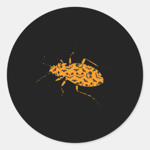 Beetle Easy Halloween Outfit Ladybug Lazy Costume Classic Round Sticker
