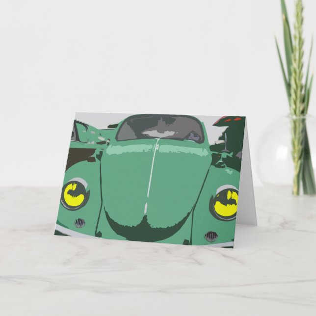 Beetle Greetings Card (Front)
