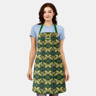 Beetle On Wild Mullein Flower Personalised Apron